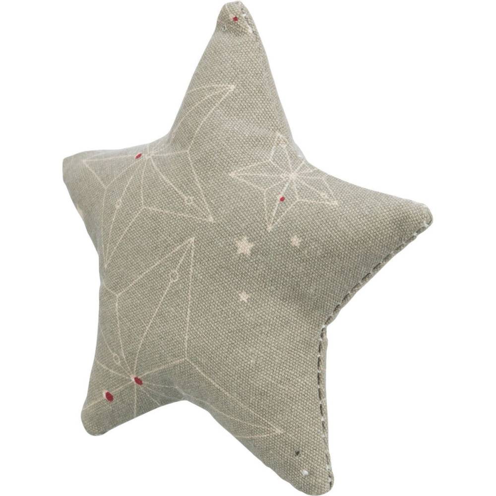 Trixie - Coussin étoile noël à la catnip 10 cm x 3 cm jouet pour chat - Image 2