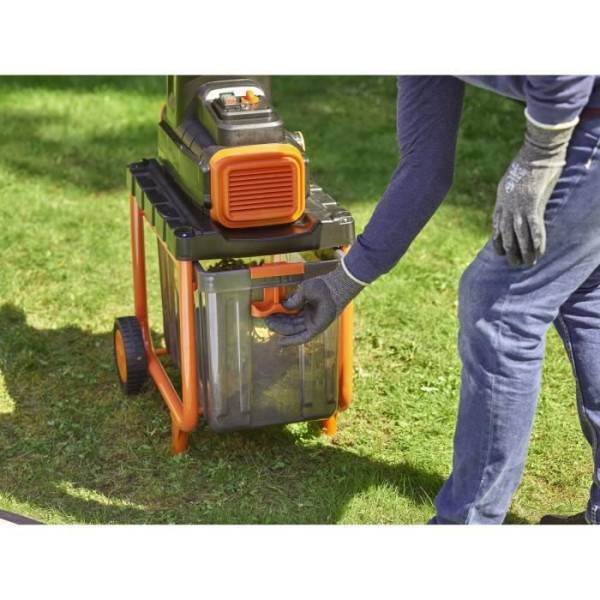 Broyeur de Végétaux BLACK+DECKER BEGAS5800-QS - Capacité de Broyage 45 mm - Bac Collecteur 45 L - Image 3