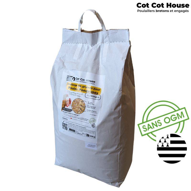 Mélange de graines pour poules pondeuses 10kg - Cot Cot House - Image 1