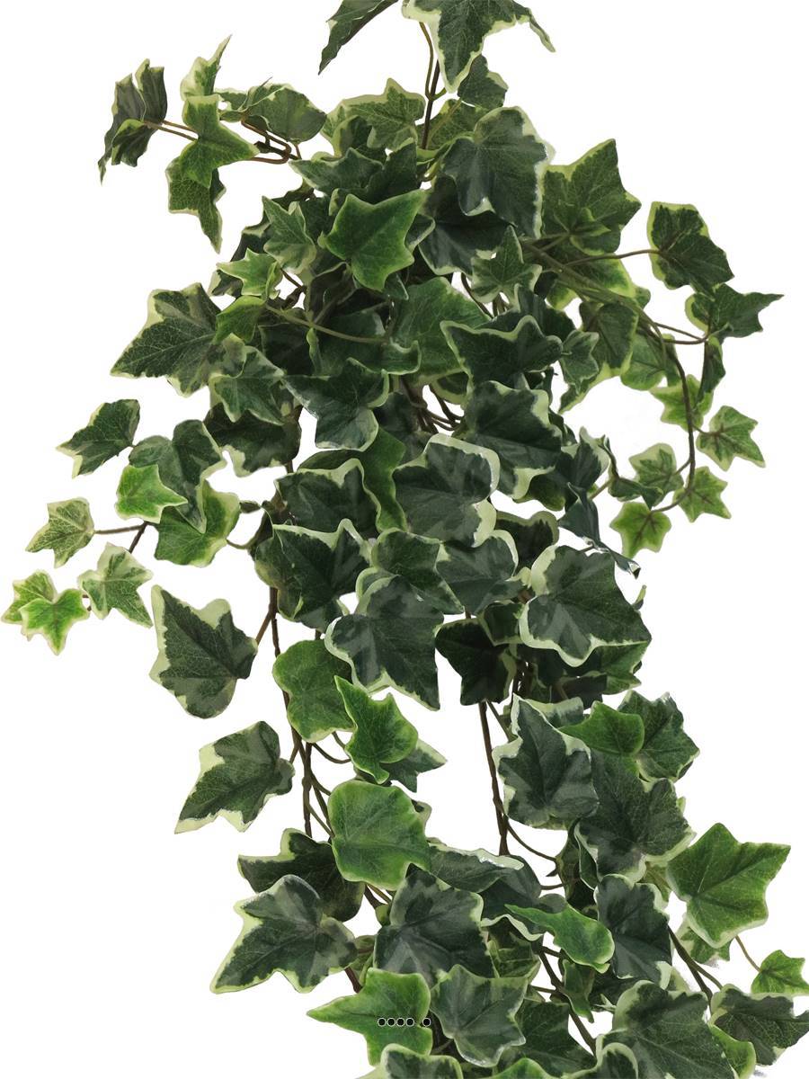 Lierre factice en chute 203 feuilles L86cm de qualité Blanc-vert -BEST - couleur: Blanc-vert - Image 3