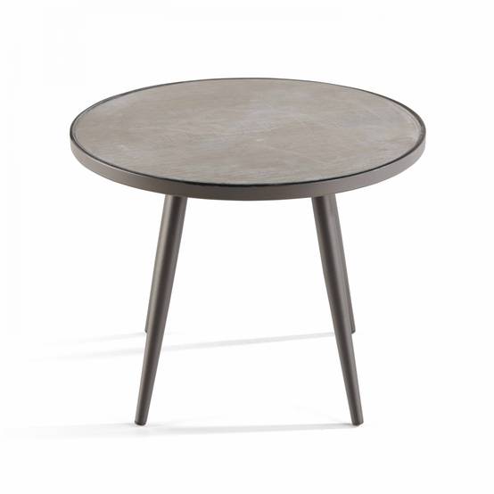 Oviala - Table basse ronde de jardin plateau en céramique Tivoli - Oviala - Image 2