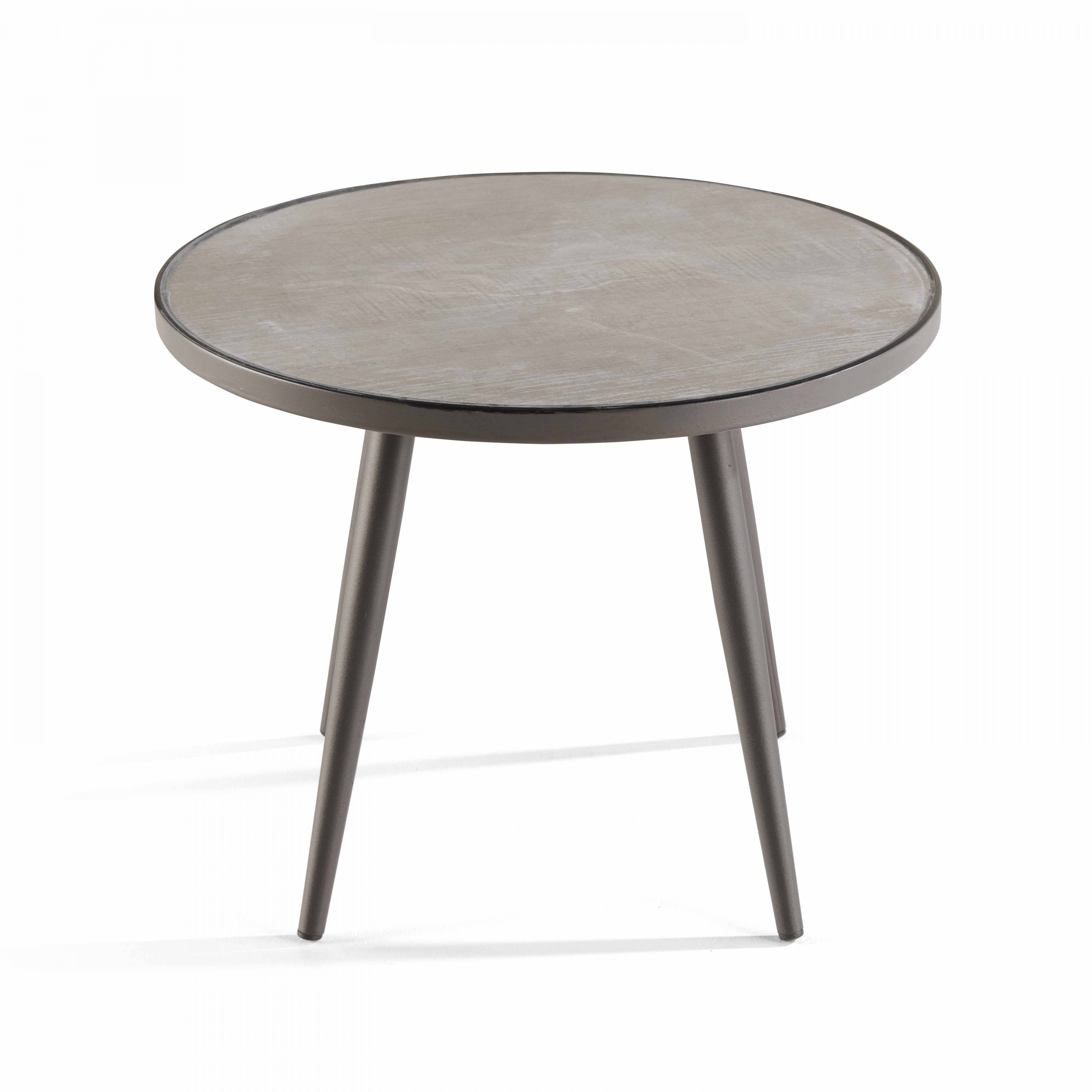 Oviala - Table basse ronde de jardin plateau en céramique Tivoli - Oviala - Image 2