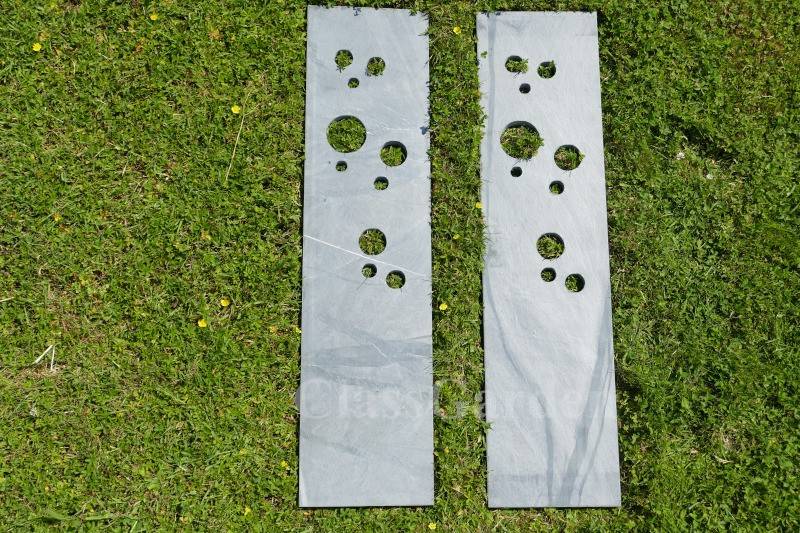 TOTEM ARDOISE 120 cm - RONDO - Pack de 2 - Image 1