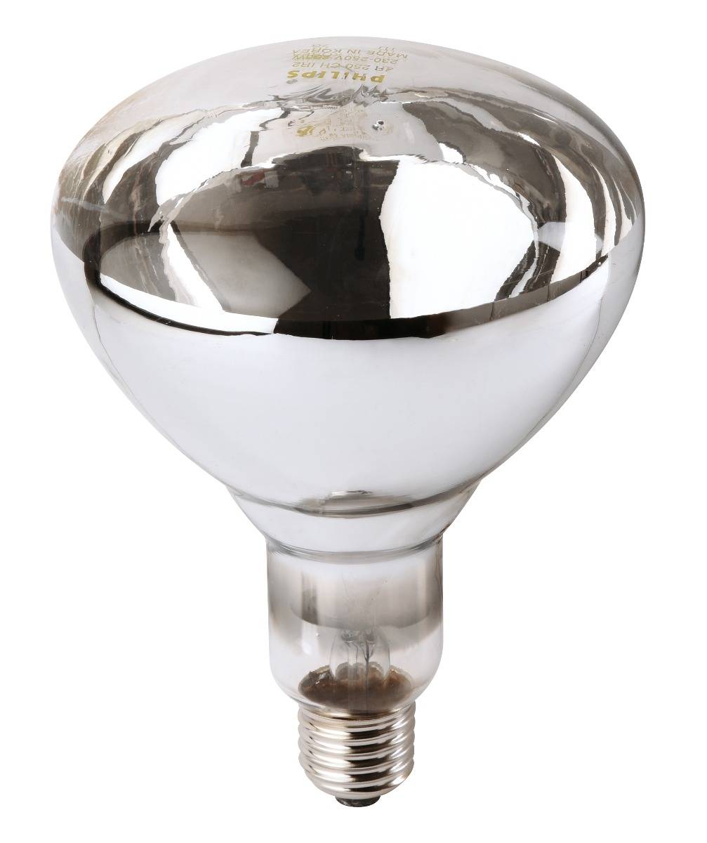 Ampoule PHILIPS IR à vis blanche 250W - Image 1