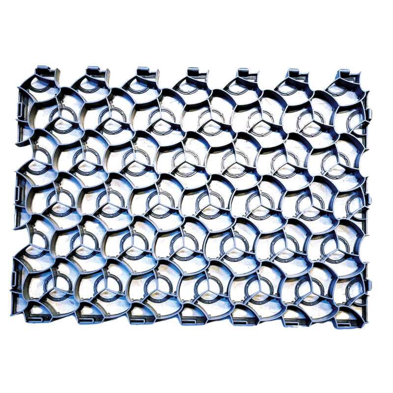 Dalle alvéolée Gazon ou Gravier - Ecolat- 80 x 60 x 4 cm - Gris anthracite - ECOO - Image 1