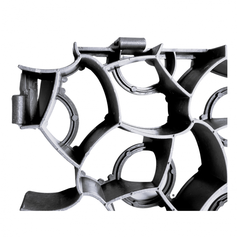 Dalle alvéolée Gazon ou Gravier - Ecolat- 80 x 60 x 4 cm - Gris anthracite  - ECOO - Image 6