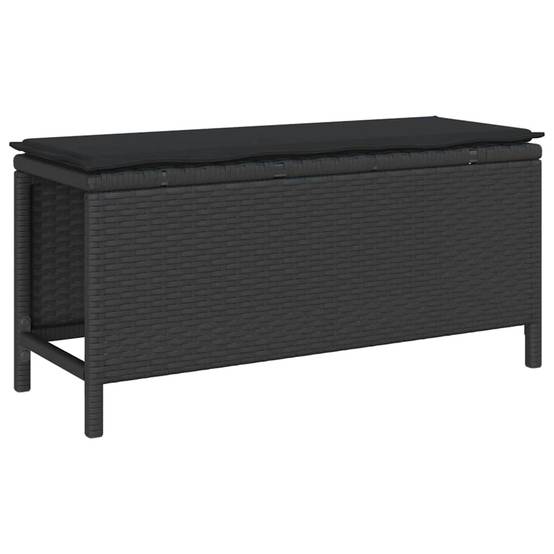 Ensemble de salle à manger pour jardin | Mobilier d'extérieur Noir polyrotin Maison Chic - Image 5