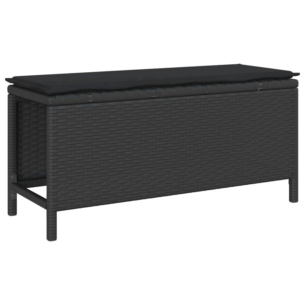 Ensemble de salle à manger pour jardin | Mobilier d'extérieur Noir polyrotin Maison Chic - Image 5
