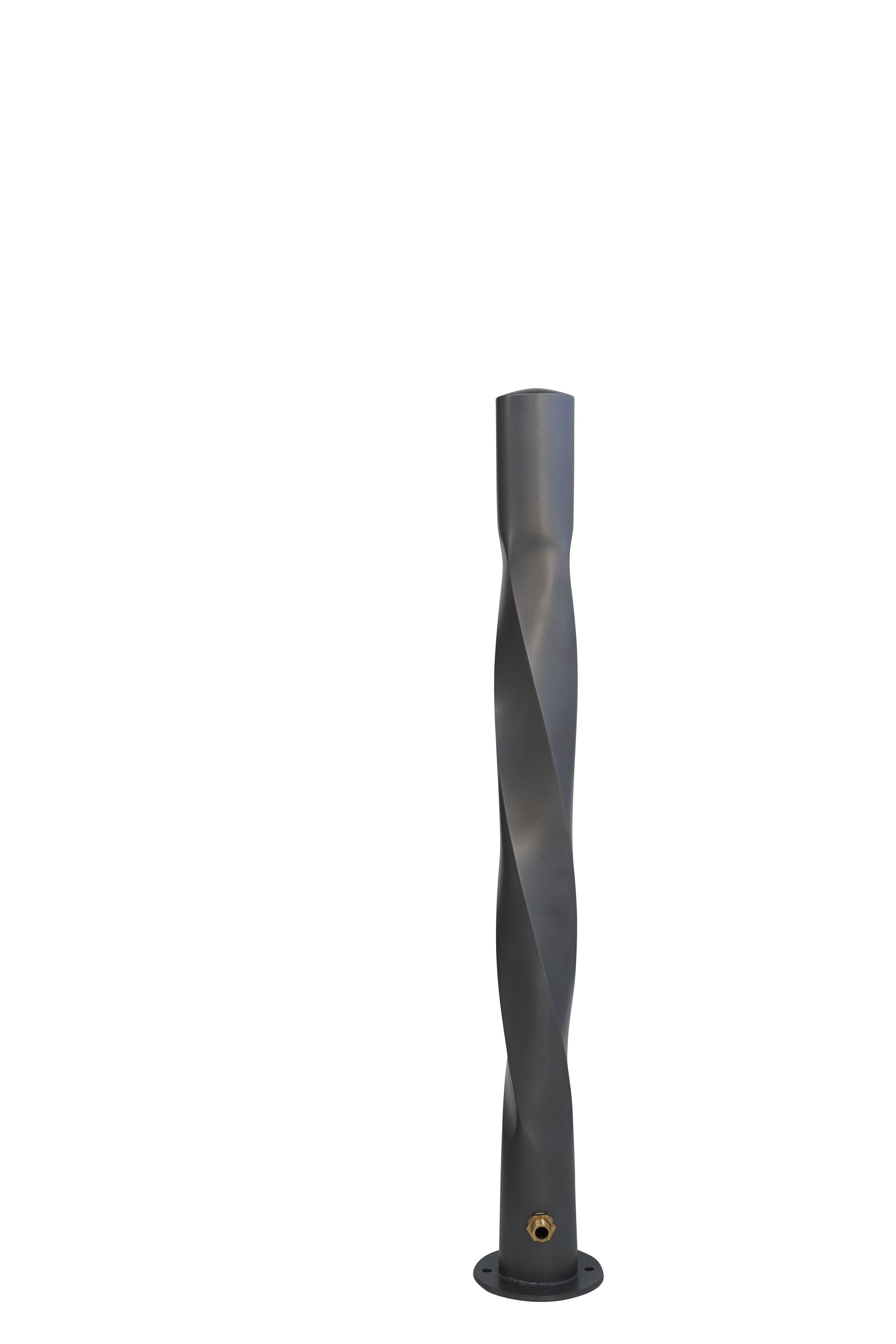 Fontaine borne vario gris 4111 avec robinet rounded Dommartin H. 110cm X L. 15cm - Image 4