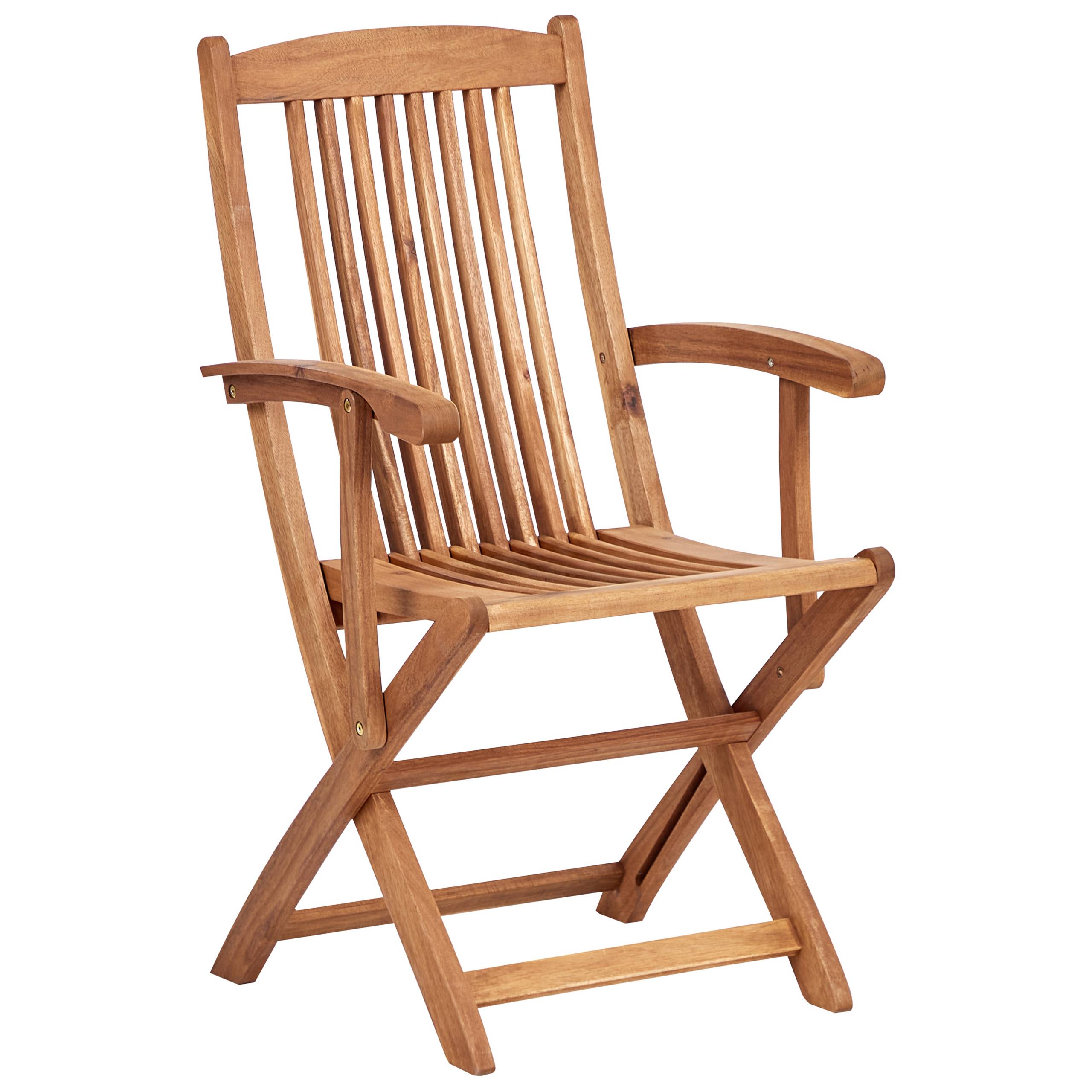 Beliani - Ensemble de Jardin avec Coussins Taupe en Bois d'Acacia Table et Chaises et Parasol 8 Places Style Rustique - Image 7