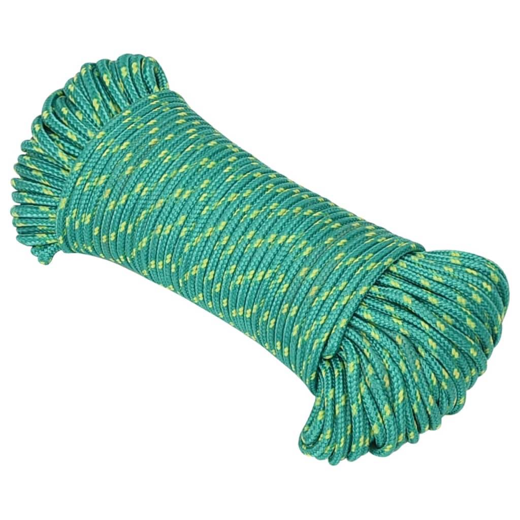 Corde de bateau Vert 4 mm 25 m Polypropylène Maison Chic - Image 1
