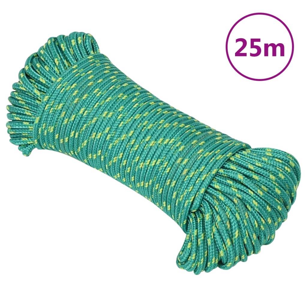 Corde de bateau Vert 4 mm 25 m Polypropylène Maison Chic - Image 2