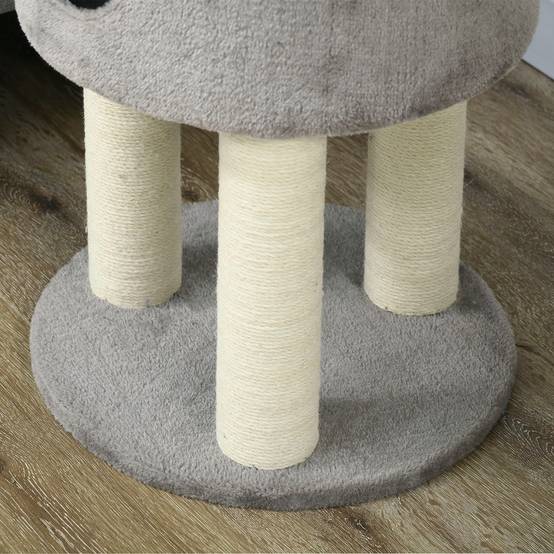Arbre à chat sisal et peluche gris 40 x 40 x 103 cm - PANGIVO - Image 10