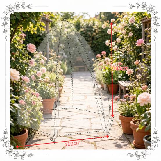 Serre à tomates en PE et acier pour jardin avec porte zippée 160x160x180cm Vert - ComfortXL Outdoor Living - Image 7