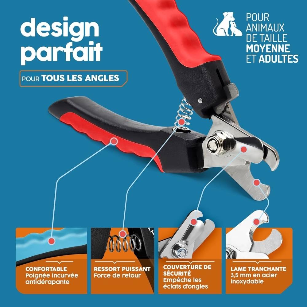 IntiMeg - Coupe-ongles pour chien rouge - IntiMeg - Image 5