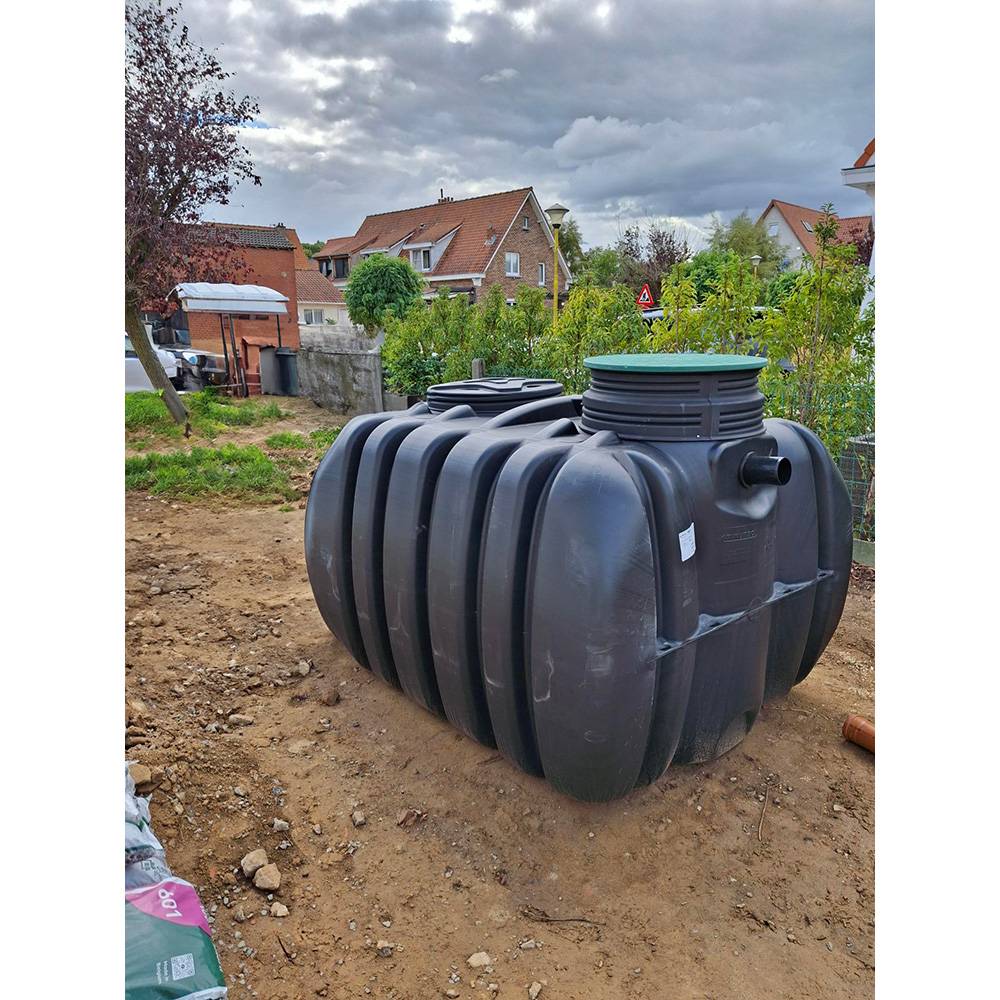 Cuve de stockage d'eau enterrée horinzontale 4000l - Image 2
