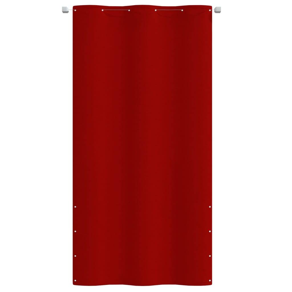 Helloshop26 - Écran de balcon brise pare vue protection confidentialité 120 x 240 cm tissu oxford rouge - Image 2
