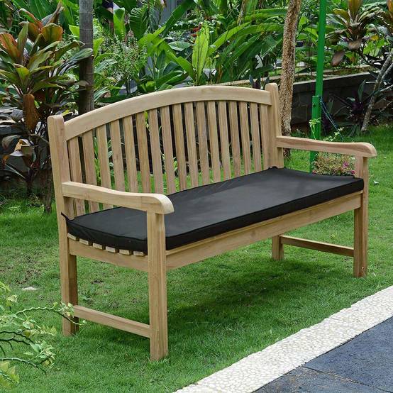 Coussin gris pour banc 150cm - TECK'Attitude - Image 2
