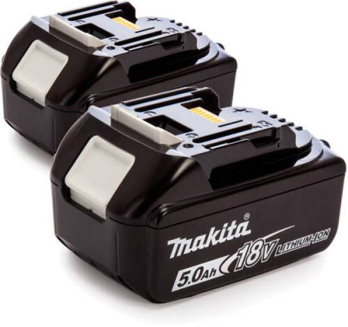 Makita - Pack de 2 batteries 18 V MAKSTAR Li-Ion BL1850B 5.0 Ah - - MAKITA - - PACK2BAT5LI - Image 1