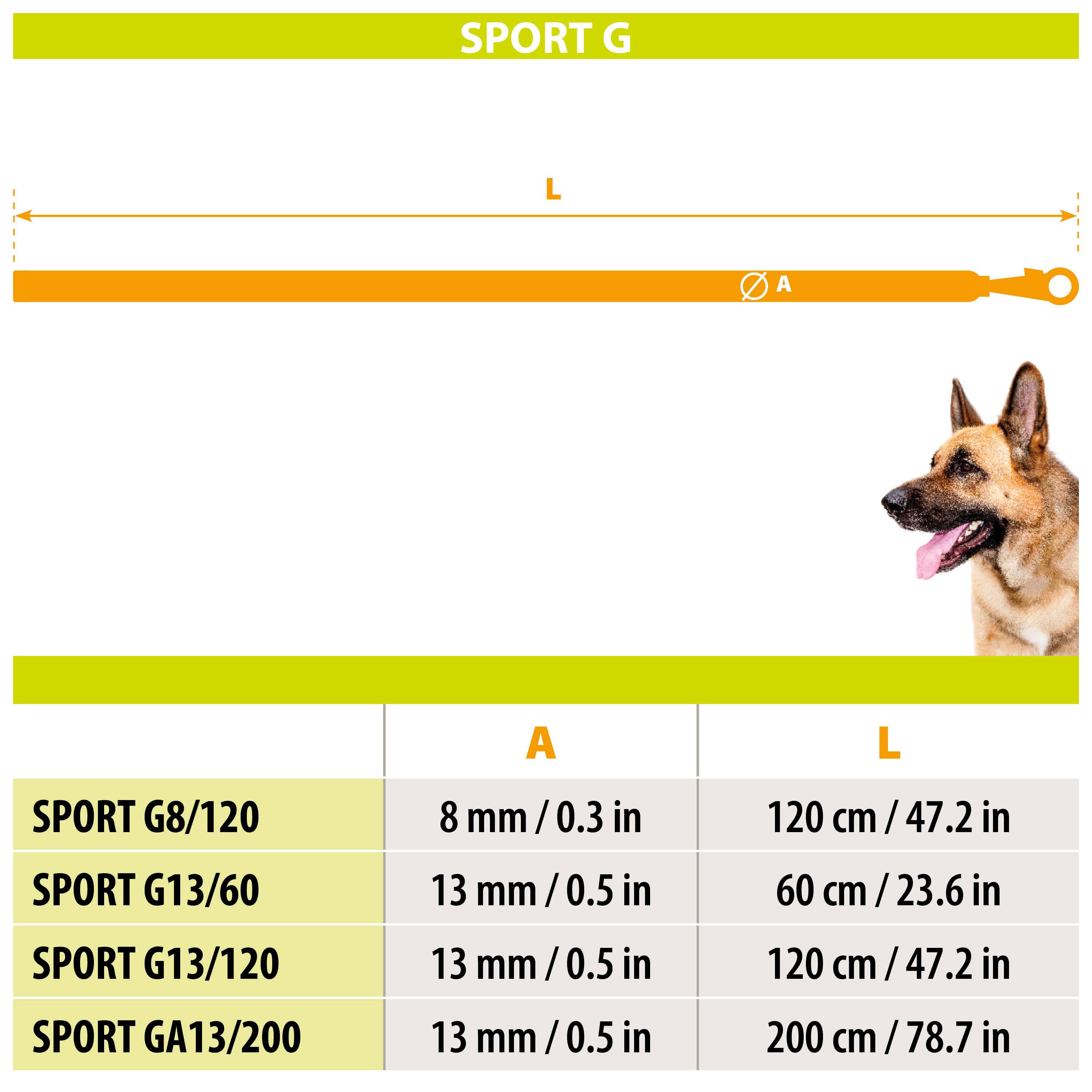Ferplast - Ferplast Laisse Chien SPORT, Laisse longue pour chien, Laisse Chien 2m, Laisse Dressage, Laisse en Cordon en nylon avec Mousqueton en métal et - Image 2