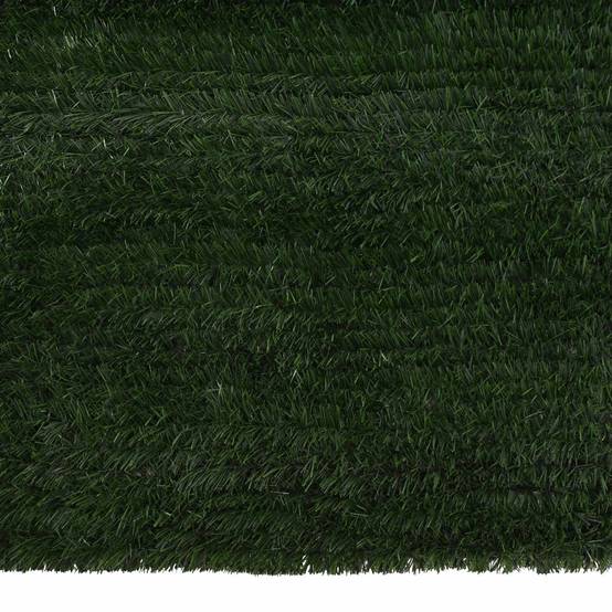 PANGIVO - Clôture artificielle PVC et acier vert foncé 600 x 1 x 100 cm - PANGIVO - Image 4