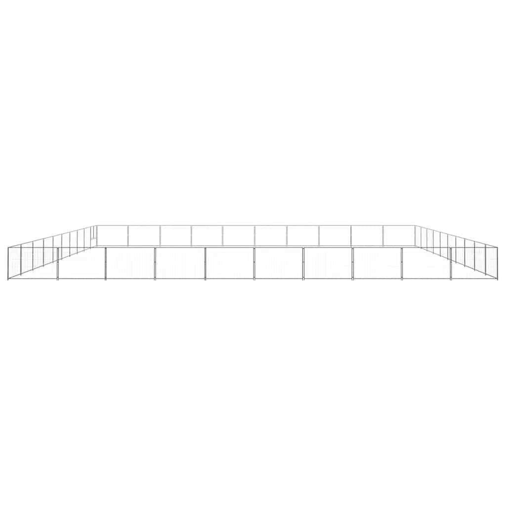Vidaxl - Chenil Argenté 100 m² Acier vidaXL 3082198 - Image 5