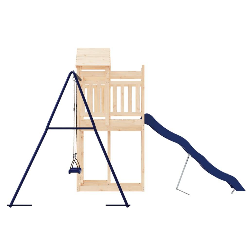 Aire de jeux d'extérieur - Jeu Plein air enfant bois de pin massif-JU1474 - Image 7