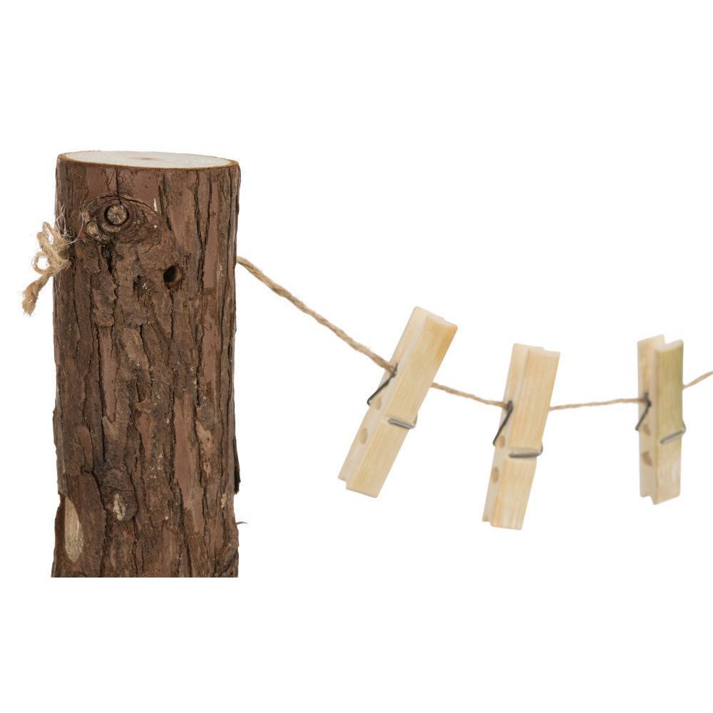 Trixie - Duo tronc d'arbre pour aliments 53 x 34 x 25 cm pour lapins - Image 7