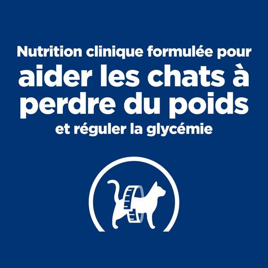 CROQUETTES CHAT ADULT PRESCRIPTION DIETS M/D DIABETES / WEIGHT MANAGEMENT - HILL'S 3 kg - Image 2