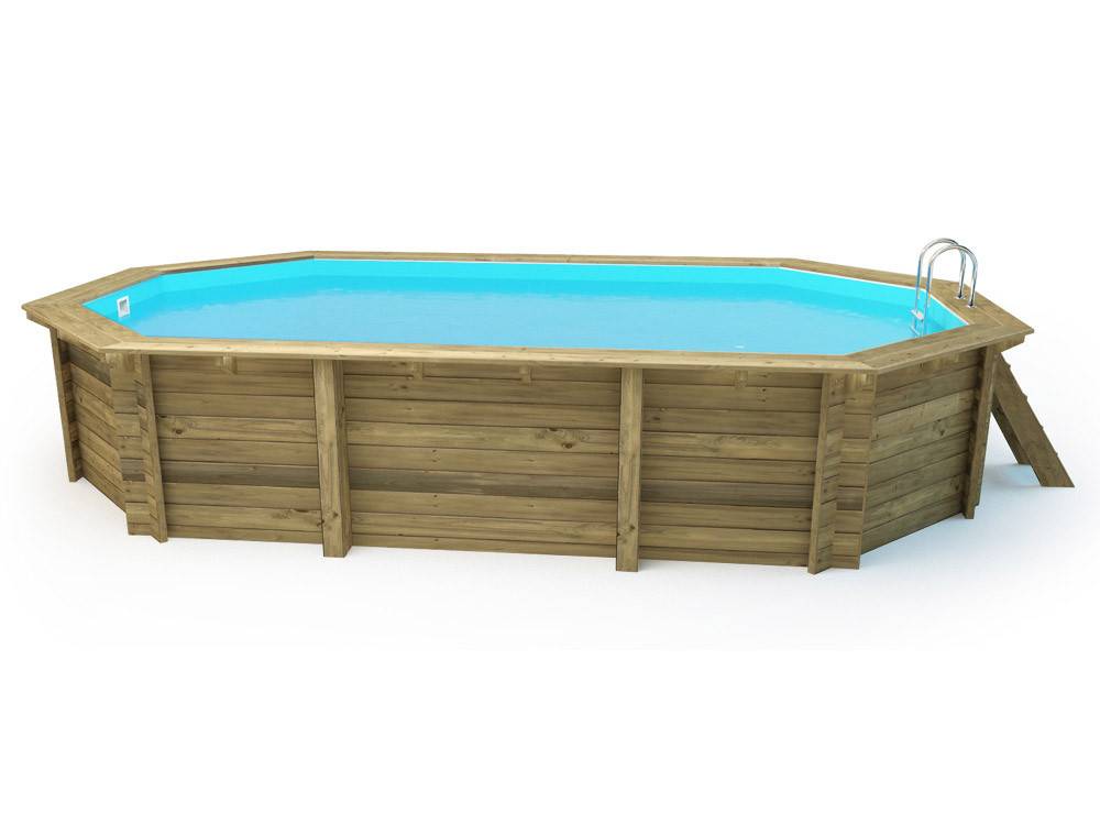 Habitat Et Jardin - Piscine Bois " Sao Paulo " - 6.57 X 4.07 X 1.20m -habitat Et Jardin - Image 3