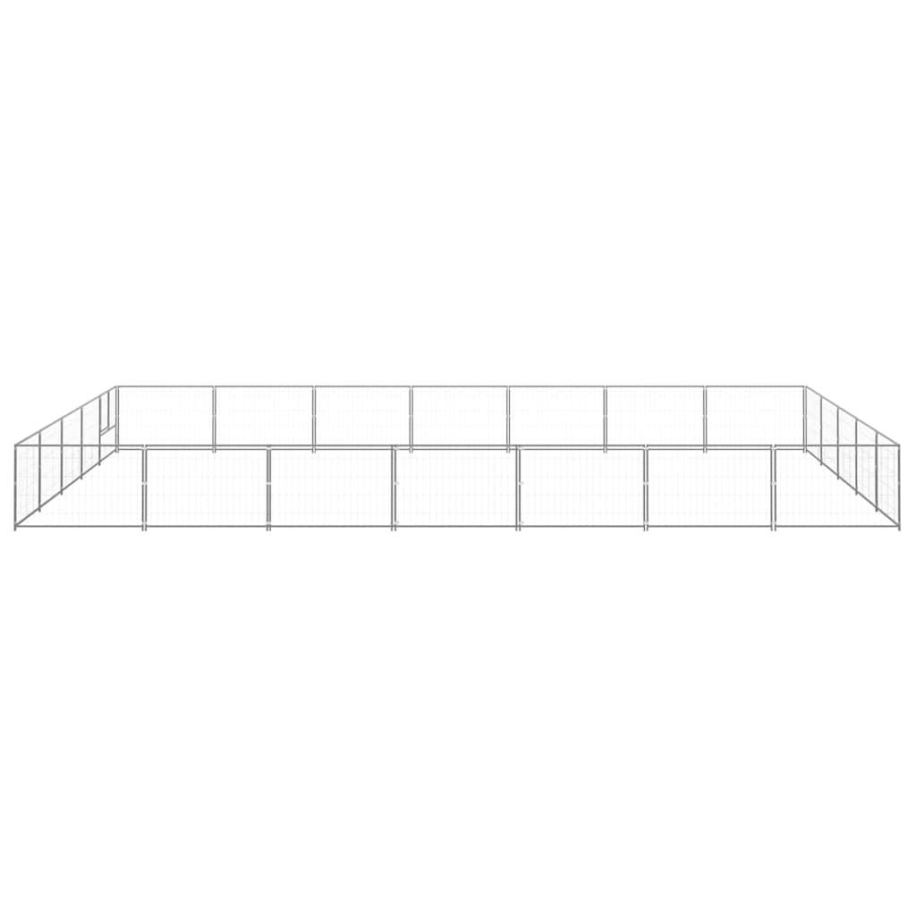 Vidaxl - Chenil Argenté 35 m² Acier vidaXL 3082165 - Image 5