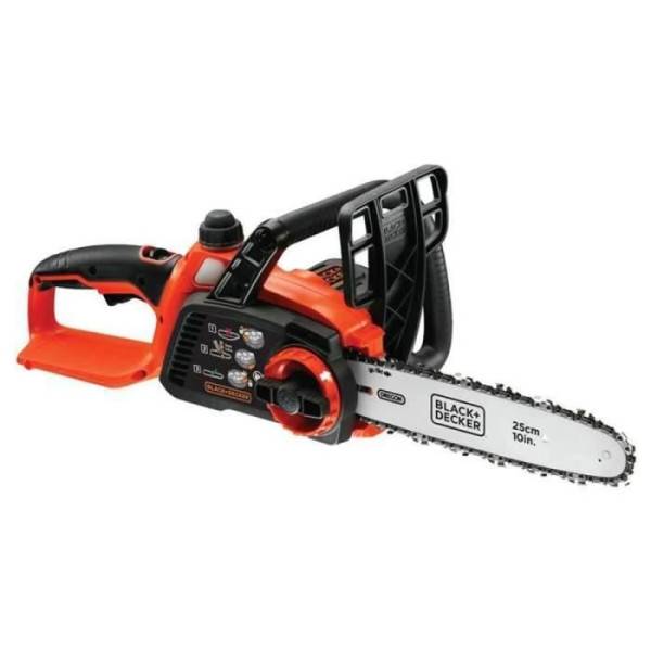 Tronçonneuse sans fil BLACK+DECKER GKC1825LB-XJ 18V 25 cm - Pignons métalliques - Lubrification semi-automatique - Image 4