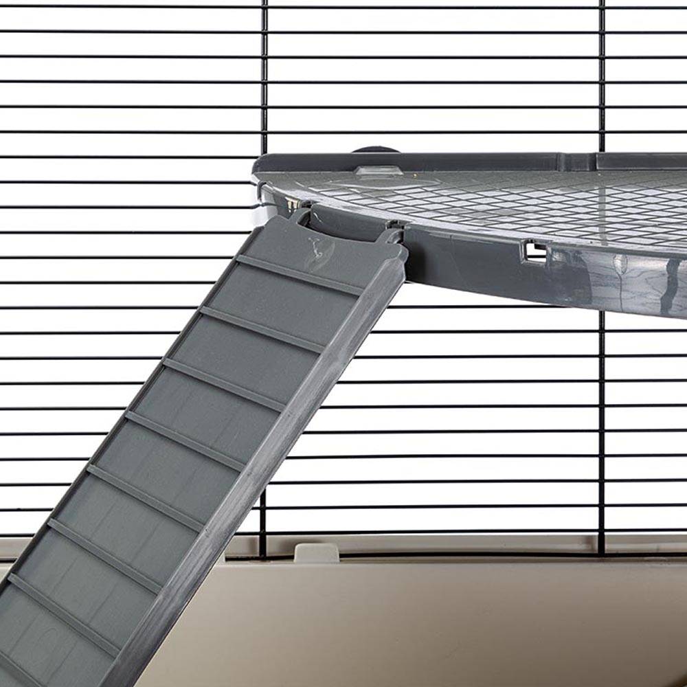 Ferplast - Ferplast Cage confortable pour fûrets et rats FURAT, strucutre à plusieurs niveaux avec accessoires inclus, angles renforcés, vernis métal et - Image 6