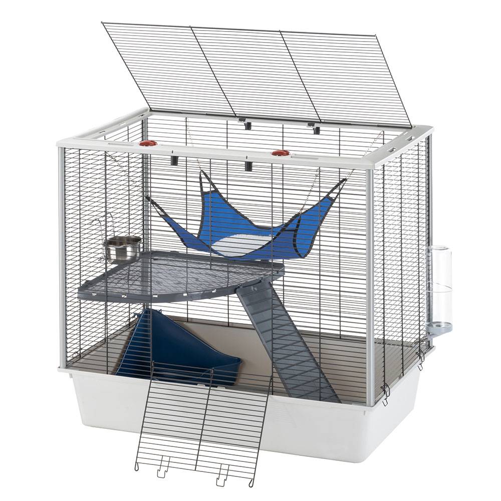 Ferplast - Ferplast Cage confortable pour fûrets et rats FURAT, strucutre à plusieurs niveaux avec accessoires inclus, angles renforcés, vernis métal et - Image 5