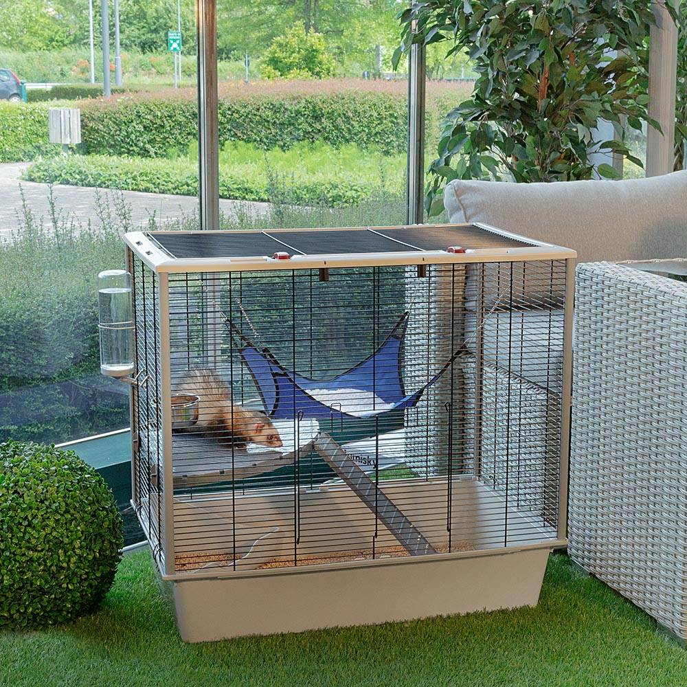 Ferplast - Ferplast Cage confortable pour fûrets et rats FURAT, strucutre à plusieurs niveaux avec accessoires inclus, angles renforcés, vernis métal et - Image 3