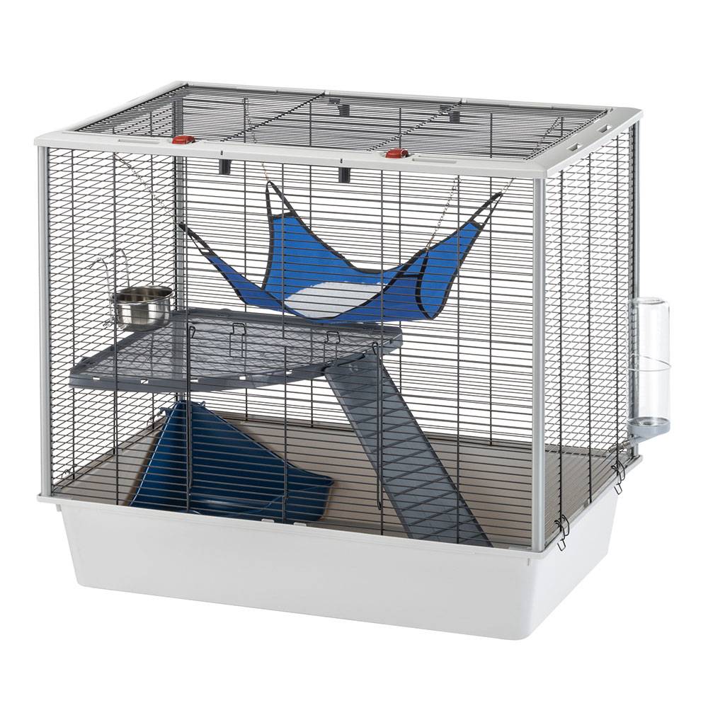 Ferplast - Ferplast Cage confortable pour fûrets et rats FURAT, strucutre à plusieurs niveaux avec accessoires inclus, angles renforcés, vernis métal et - Image 1