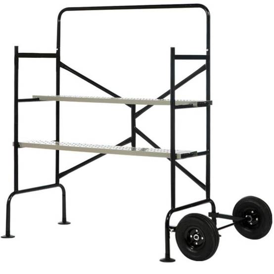 Sans Marque - Echafaudage roulant avec garde-corps pliable et ajustable - DIVERS - Image 1