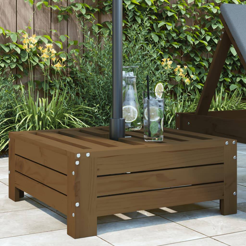 Prolenta Premium - Parasol bois marron  63,5 x 63,5 x 26 cm  - Prolenta premium p336.1 - Image 2