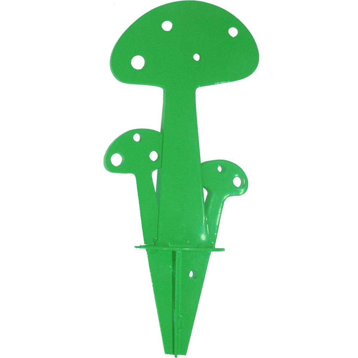 Iki - Champignon déco en métal vert 15 cm Iki - Image 1