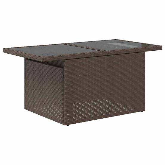 Vidaxl - Ensemble de canapé de jardin 8 pcs Marron Poly rotin vidaXL 3348324 - Image 8