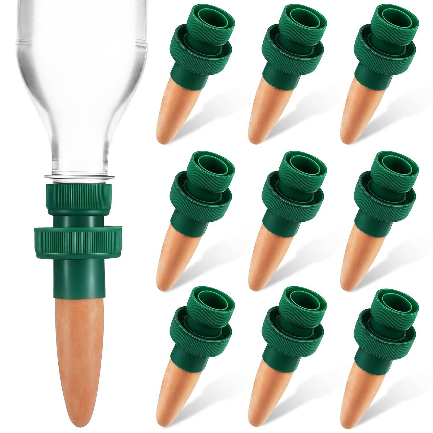 Arrosage automatique,Bouteilles d'irrigation goutte à goutte, piquets d'arrosage pour plantes, (10 pièces) Arroseur-Lytech - Image 1