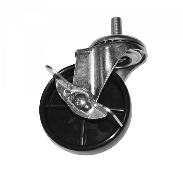 Cook in Garden - Roulette diamètre 7,5 cm avec frein en acier - Supporte plus de 50kg - Barbecue et desserte - Cook'in Garden - Image 2