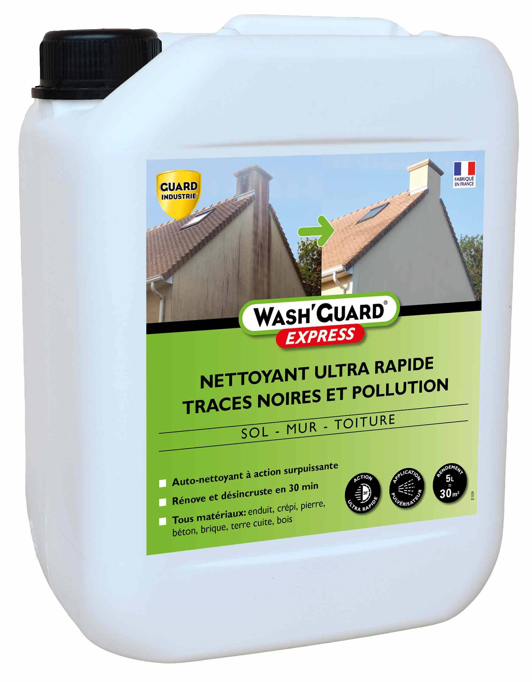 WashGuard Express Nettoyant extérieur désincrustant version ultra rapide 5L jusqu'à  30 m² - Image 1