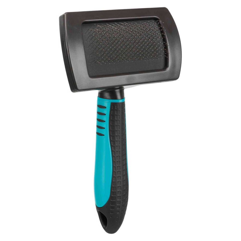 Trixie - Brosse souple poils en métal souple chien ou chat - Image 1