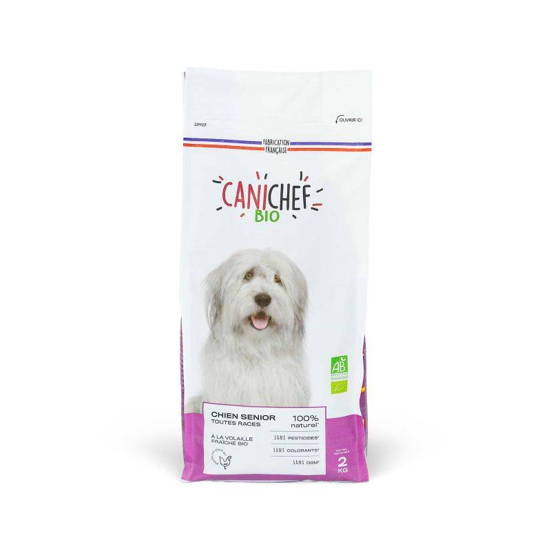 Canichef - CROQUETTES BIO CHIEN ADULTE SENIOR - CANICHEF 2 kg - Image 1