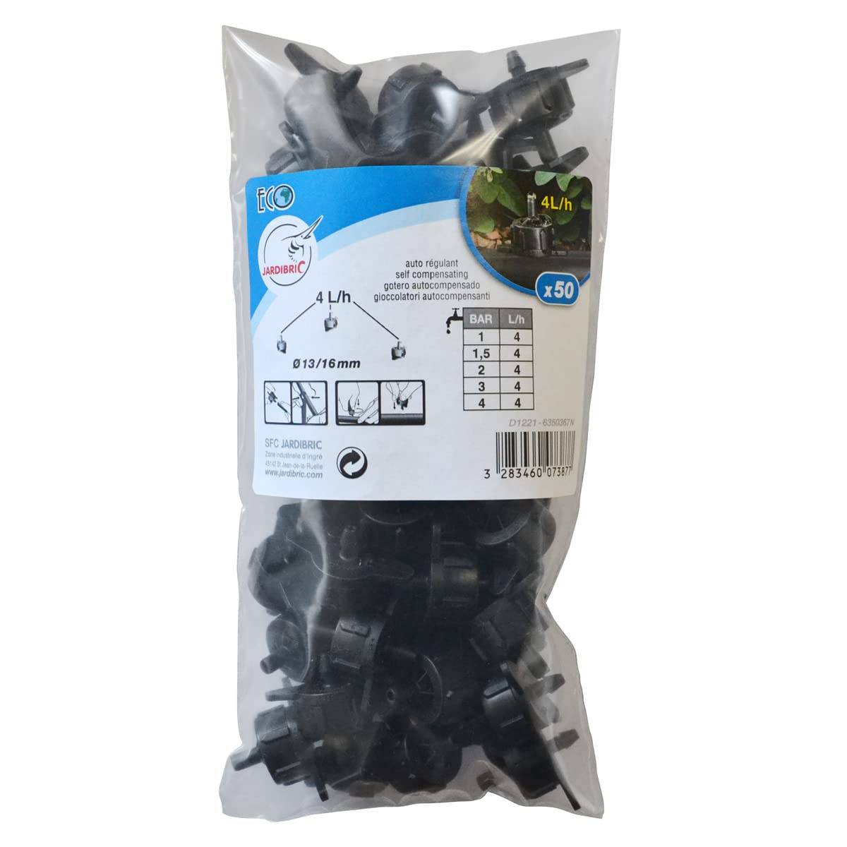 Jardibric - Jardibric - 50 Goutteurs Auto-Régulants 4 L/h - Arrosage Précis et Économique pour Votre Jardin - Idéal pour Une Irrigation Efficace et Durable. - Image 3