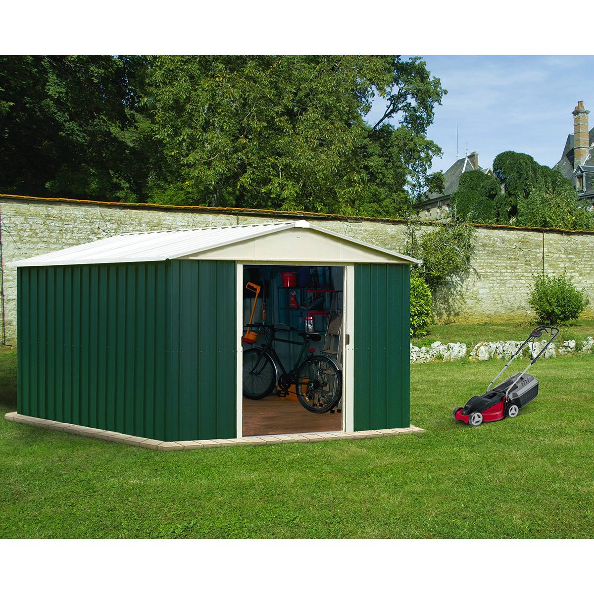 Yardmaster - Abri de jardin métal 12,00m² 1013GEYZ Yardmaster - Image 2