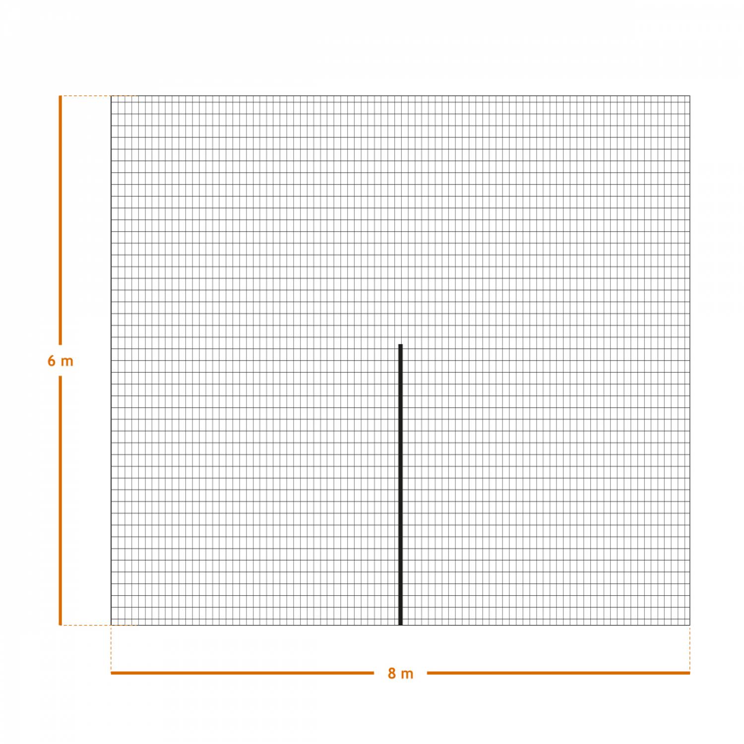 Linxor - Filet de récolte pour olives ou autres avec oeillets et ouverture tronc - 6 x 8 m - Vert - Linxor - Image 2