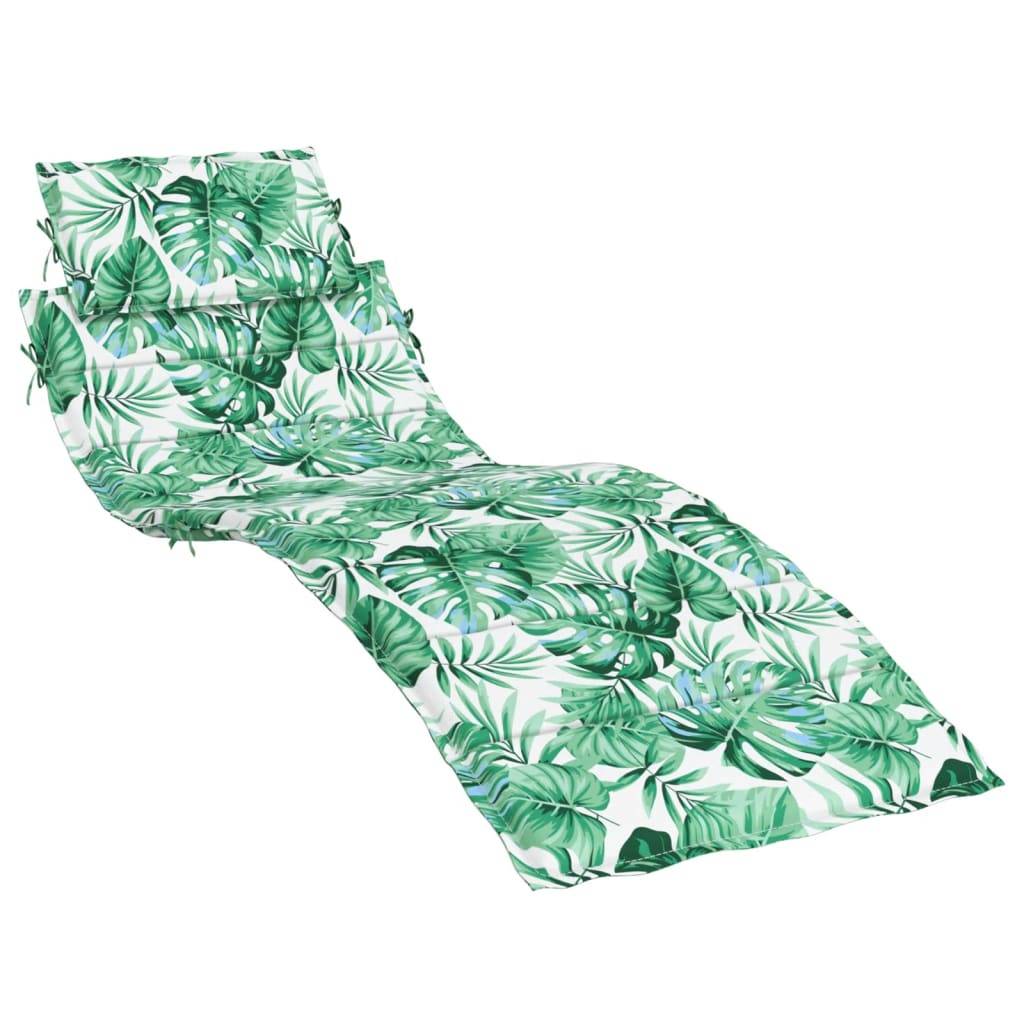 Coussin Bain de soleil | Coussin de chaise longue motif de feuilles tissu oxford Maison Chic - Image 1