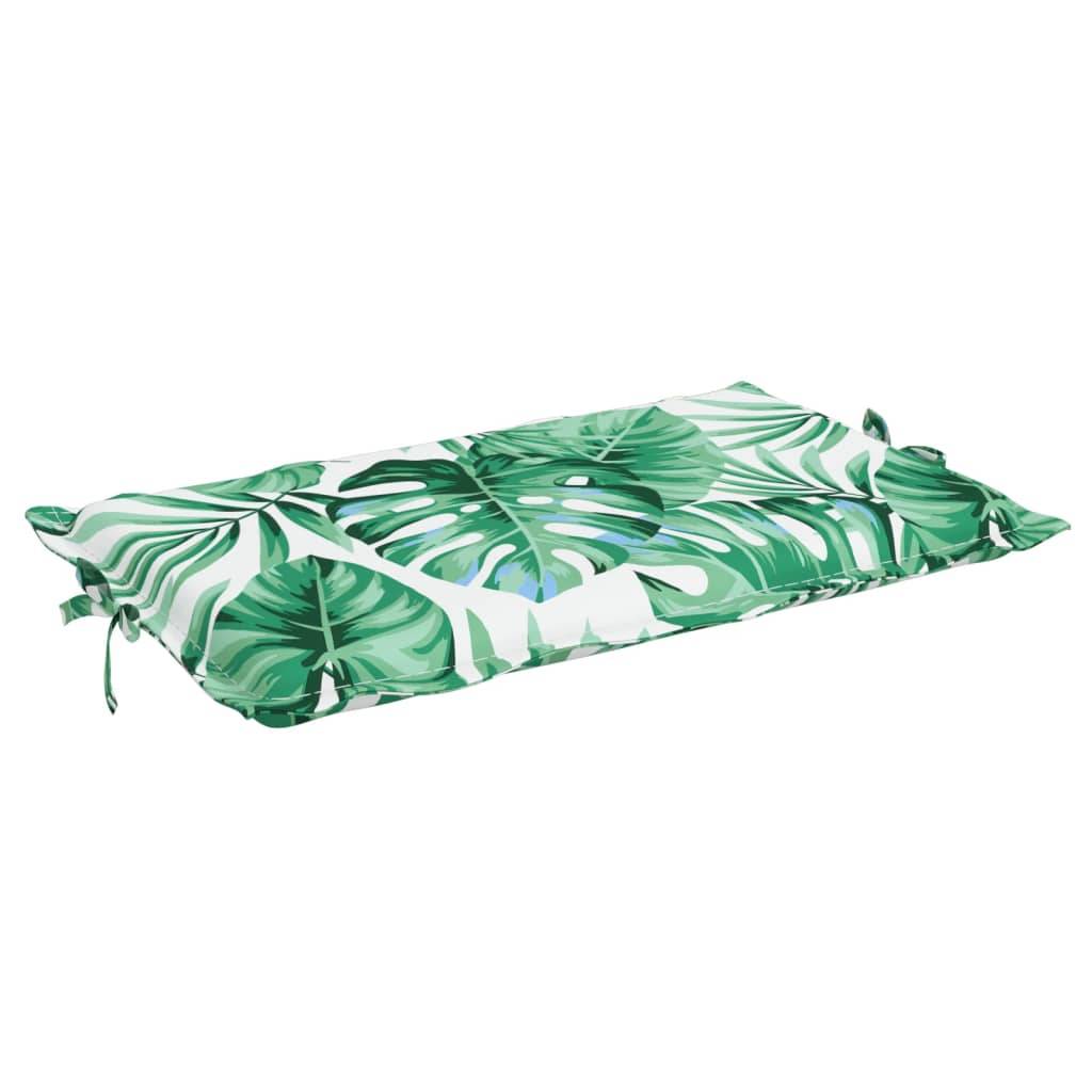 Coussin Bain de soleil | Coussin de chaise longue motif de feuilles tissu oxford Maison Chic - Image 6